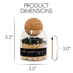 Match Jar - Unwind Relax Cozy Up