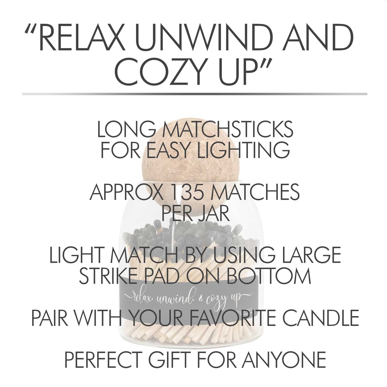 Match Jar - Unwind Relax Cozy Up